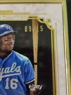 /15 On Card Auto Bo Jackson 20014 Topps Museum Collection Gold Frame Autograph