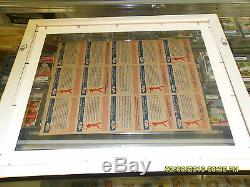 1959 Fleer Ted Williams Uncut Final Production sheet-Jim Thorpe-Custom Framed