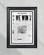 1968 Detroit Tigers World Series Champions Framed Front Page Newspaper Print