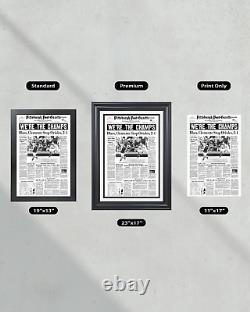 1971 Pirates World Series Champions Framed Newspaper Print