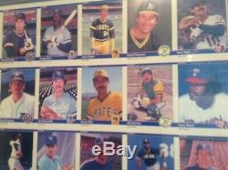 1984 Fleer Update Baseball Complete Un-cut Sheet- Framed Clemens-Puckett-Gooden
