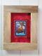 1986 Fleer Mickeyhatcher Big Glove Framed In Minneral Stained Pine