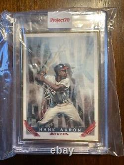 1/1 Topps PROJECT 70 #23 Hank Aaron GOLD FRAME ULTRA RARE -Chuck Styles