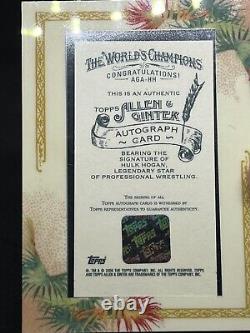 2006 Topps Allen & Ginter Framed Mini Hulk Hogan Autograph Auto /200