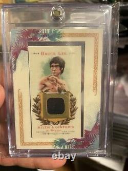 2007 Topps Allen and Ginter Bruce Lee Framed Mini Relic Gi Card RARE Black