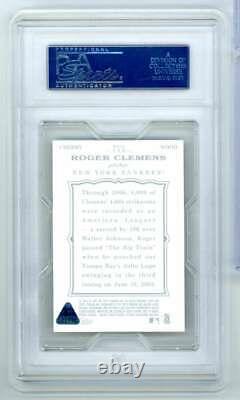 2007 Topps Sterling Framed Cherry Wood Roger Clemens #115 Psa 8.5 1/1 Rb5769