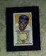 2009 Topps 206 Framed Game Used Bat Relic Mini Old Mill Jackie Robinson #fr-24