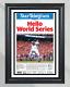 2010 Texas Rangers Alcs Champions Framed Front Page Newspaper Print