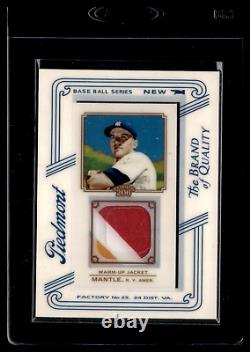 2010 Topps 206 Mini Framed Relics Piedmont #MM Mickey Mantle Rare 3 Color