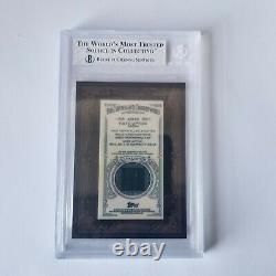 2012 Topps Allen & Ginter's Framed Mini Relics Kate Upton BGS Beckett grade 8 $$