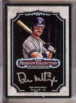 2013 Topps Museum Collection Don Mattingly Black Framed Auto 1/5