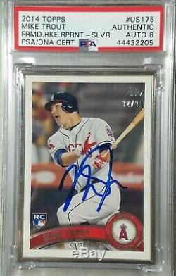 2014 Topps MIKE TROUT Framed Rookie RP Auto- PSA/DNA MLB Hologram 1/1 RARE