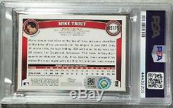 2014 Topps MIKE TROUT Framed Rookie RP Auto- PSA/DNA MLB Hologram 1/1 RARE