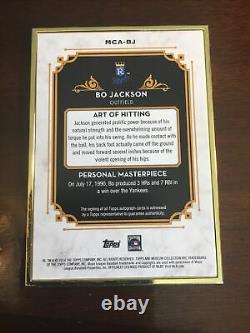 2014 Topps Museum Collection Bo Jackson Framed #7/15 Silver Auto Royals
