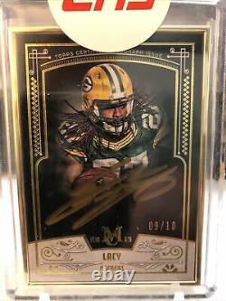 2015 Topps Museum Collection? Gold Framed Eddie Lacy Green Bay Packers 09/10