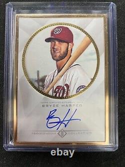 2016 Topps Transcendent Auto BRYCE HARPER Nationals GOLD FRAMED AUTOGRAPH 44/52