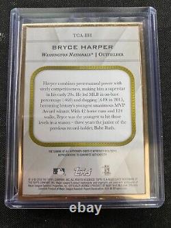 2016 Topps Transcendent Auto BRYCE HARPER Nationals GOLD FRAMED AUTOGRAPH 44/52