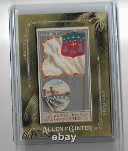 2017 Allen Ginter framed originals tobacco card RARE city flags Toulouse