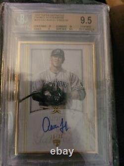 2017 Topps Definitive Framed Autographs Aaron Judge #/30 Rookie 9.5/10