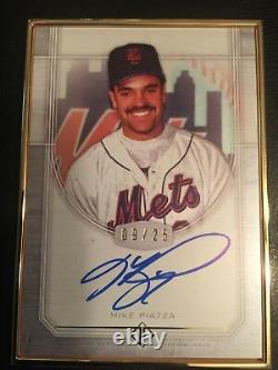 2017 Topps Transcendent Mike PIAZZA Gold Framed Auto /25 METS
