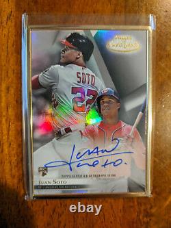 2018 Topps Gold Label Juan Soto Framed RC Auto