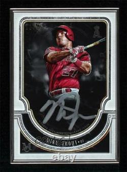 2018 Topps Museum Collection Framed Silver /15 Mike Trout #MFA-MT Auto