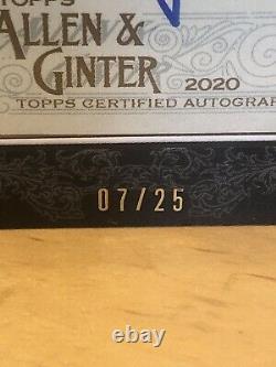 2020 Topps Allen & Ginter Aaron Judge Black Framed Auto SSP #07/25 Yankees Rare