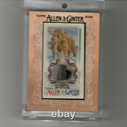 2020 Topps Allen & Ginter Fossilized Mammoth DNA Relic 5/25 Framed NEW