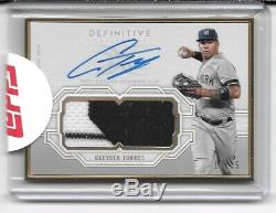 2020 Topps Definitive Framed Autograph Patch #FAC-GT Gleyber Torres/15