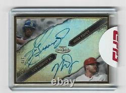 2020 Topps Gold Label Mike Trout/Ken Griffey Jr. Framed Black Dual Auto 1/5