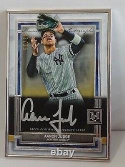2020 Topps Museum Collection Aaron Judge Auto 03/15