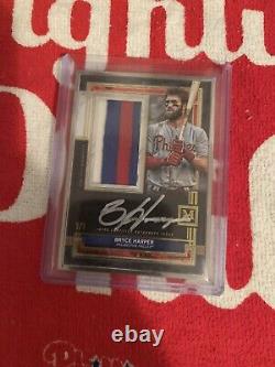 2020 Topps Museum Collection Bryce Harper 1/1 Framed Autograph Patch