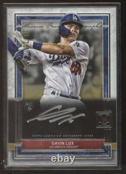 2020 Topps Museum Collection Gavin Lux Silver Framed RC Auto /15
