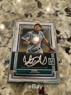 2020 Topps Museum Collection ICHIRO Silver Framed On Card Auto 13/15 Mariners
