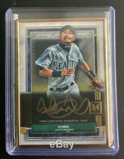 2020 Topps Museum Gold Museum Framed ICHIRO On-Card AUTO 05/10 Case Hit