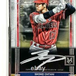 2020 Topps Museum auto Shohei Ohtani framed Silver Ink on-card autograph #1/15