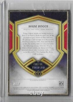 2020 Topps Transcendence Hall of Fame Gold Frame Auto Autograph Wade Boggs 3/25