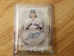 2020 topps Definitive Collection Gold Framed Autograph Bo Bichette /30. Rookie