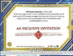 2021 Bowman Transcendent Collection Invitation Exclusive VIP Party Only 100