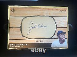 2021 Bowman Transcendent Oversized Jackie Robinson Signed Autograph 1956 1/1 NR