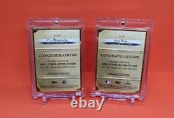 2021 Gold Label Auric Framed Autographs Near Complete Set All #d/25 or Less