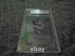 2021 Leaf Metal Draft Mick Abel Auto Product Proof Clear Green 1/1 HOT PROSPECT