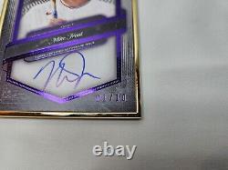 2021 TOPPS TRANSCENDENT MIKE TROUT on Card AUTO Framed PURPLE 1/10 ANGELS