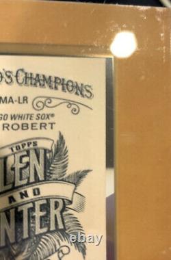2021 Topps Allen & Ginter FMA-LR Luis Robert Framed Mini Autograph White Sox