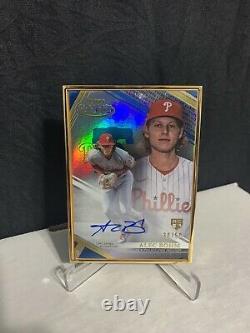 2021 Topps Gold Label Framed Alec Bohm Blue 30/50 Rookie Auto FA-AB Phillies