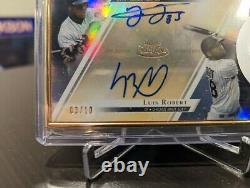 2021 Topps Gold Label Framed Dual Auto Frank Thomas/Luis Robert #3/10 HIT
