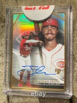2021 Topps Gold Label Jonathan India Rookie Gold Framed Auto! Reds Rare