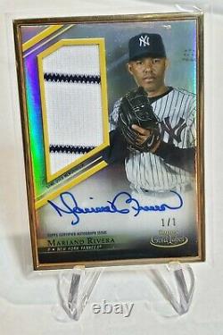 2021 Topps Gold Label Mariano Rivera Gold Jumbo Relic Auto 1/1 Yankees 1 of 1