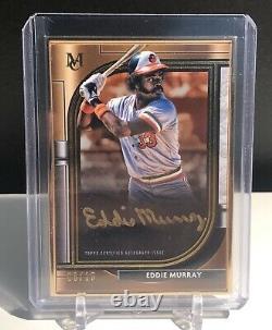 2021 Topps Museum Eddie Murray Gold Frame Auto 3/10 Autograph Baltimore Orioles
