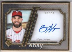 2021 Transcendent Collection Auto BRYCE HARPER Gold Framed AUTOGRAPH 07/20 Topps